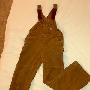 carhartt womens bibs purple